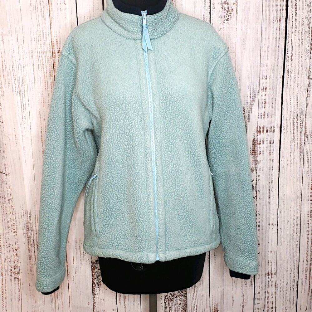 L.L.Bean Vintage Sherpa Full Zip Teddy Jacket